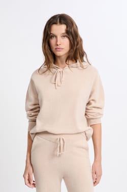 Sweter z kapturem z kaszmiru;${refinementColor}