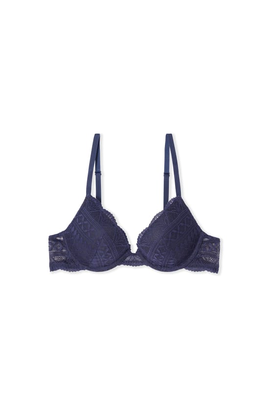 Bra N.2 - The Plunge Push-up in Lace;${refinementColor}