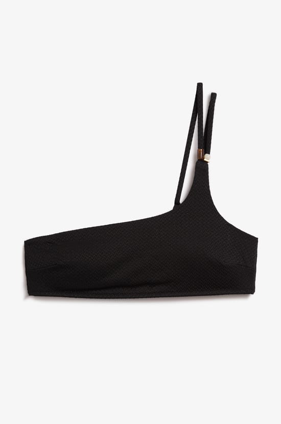 Asymmetric Bikini Top Bralette;${refinementColor}