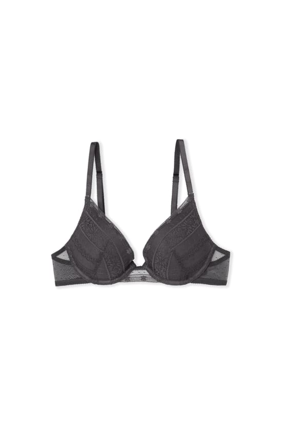 Bra N.2 - The Plunge Push-up in Lace;${refinementColor}
