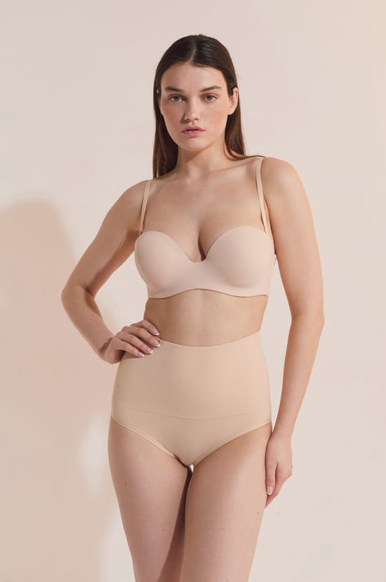 High-Waist Shaping Brief - Medium Support;${refinementColor}