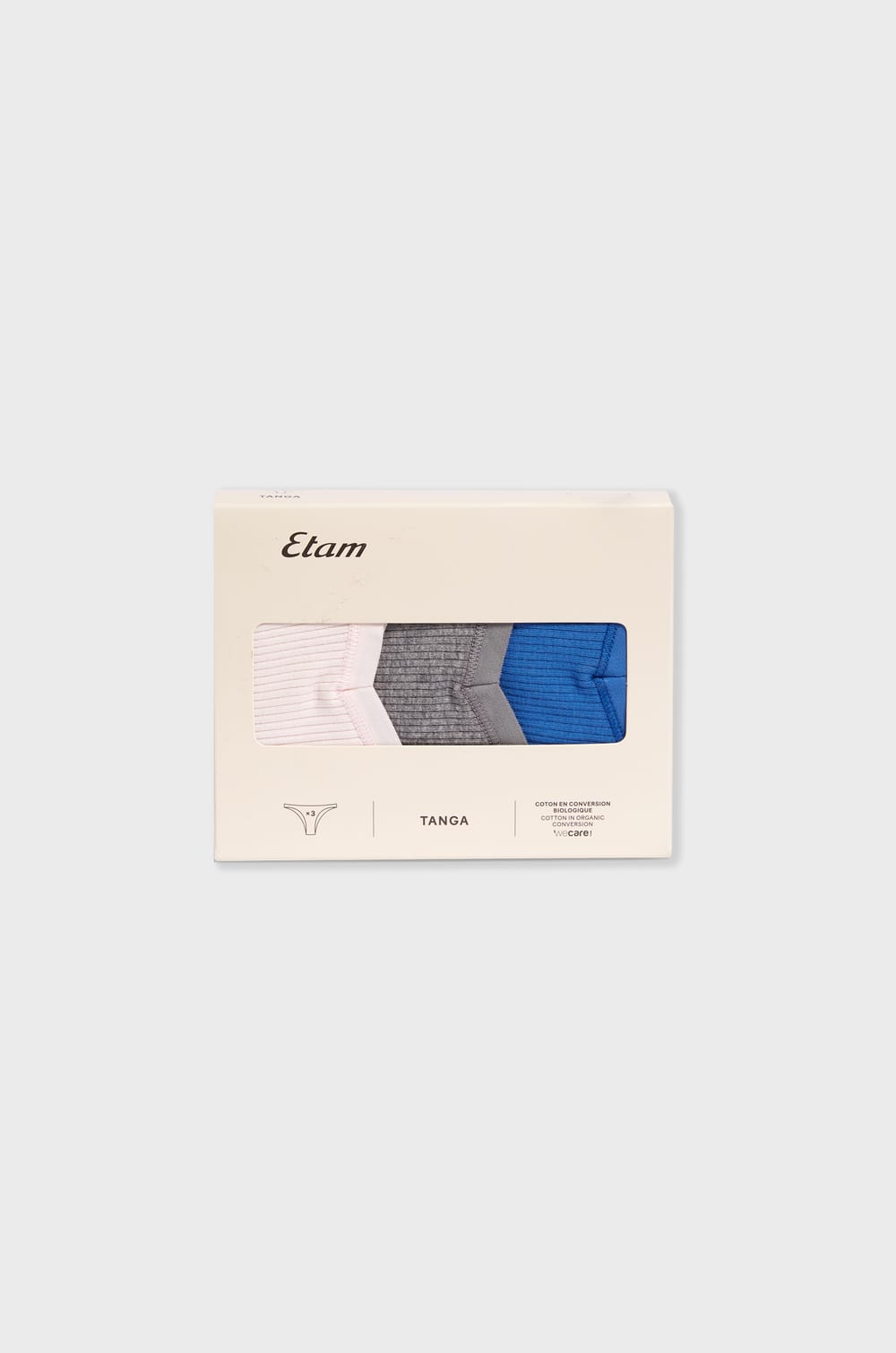 Pack of 3 Cotton Thongs;${refinementColor}