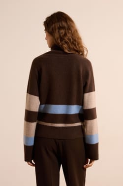 Pull col montant 100% cachemire;${refinementColor}