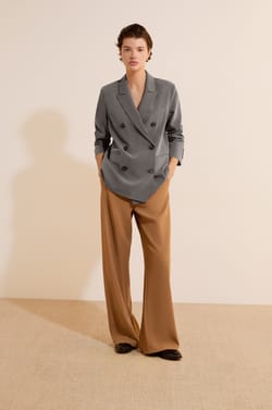 Veste blazer &agrave; rayures;${refinementColor}