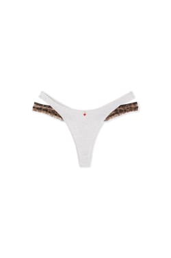 Satin Thong With Charm;${refinementColor}