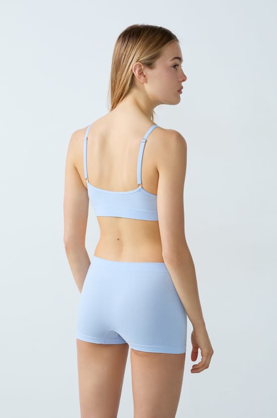 Comfort Cotton Bralette;${refinementColor}