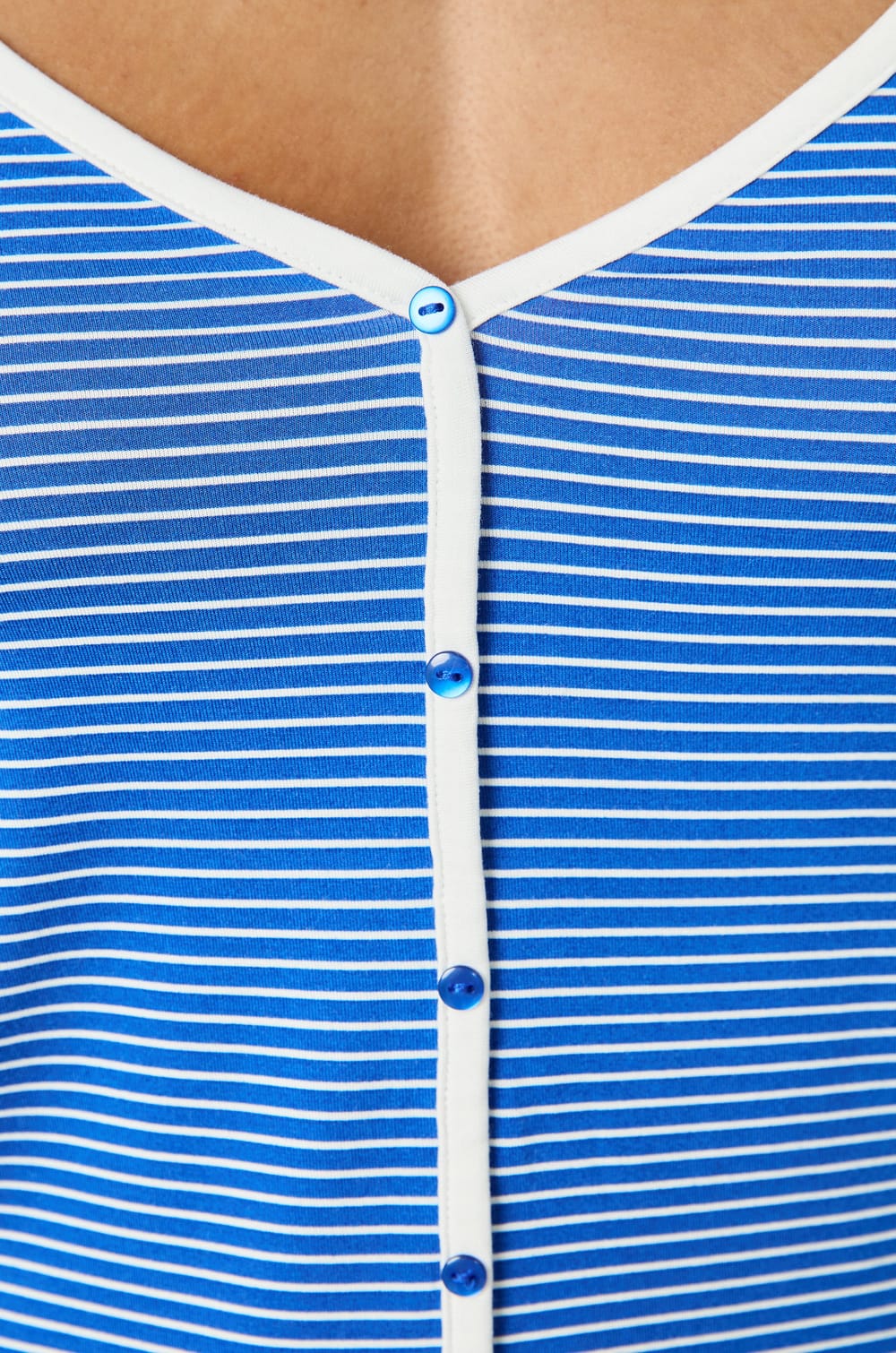 Débardeur de pyjama rayé;${refinementColor}