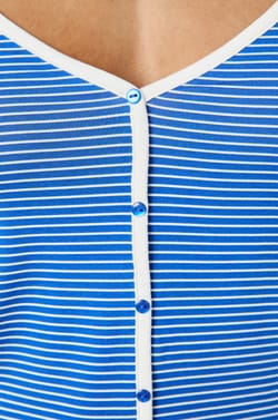 Débardeur de pyjama rayé;${refinementColor}