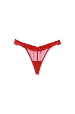 Lace G-string;${refinementColor}