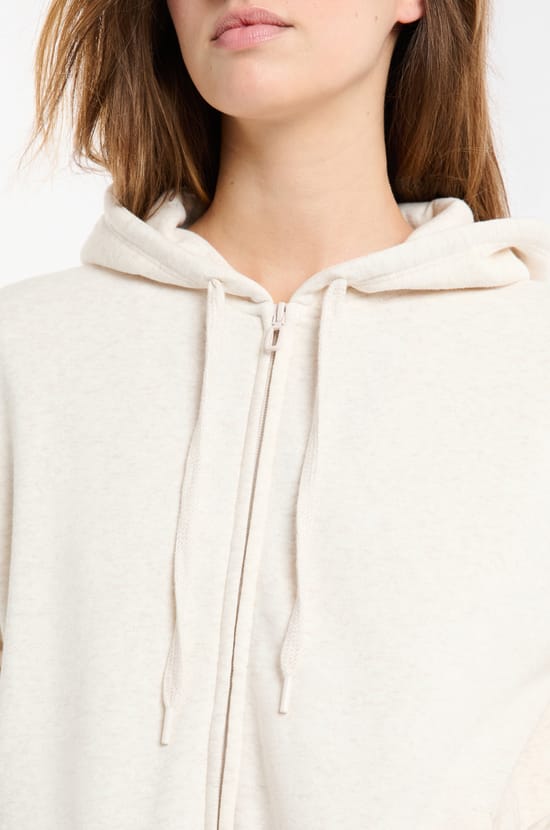 Hooded Jacket with Cotton;${refinementColor}