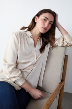 Satin Shirt;${refinementColor}