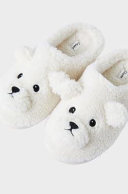 Bear Mule Slippers;${refinementColor}