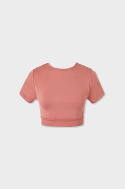 Top deportivo de manga corta 2 en 1;${refinementColor}