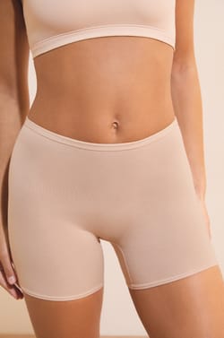 Cycling Shorts in Stretch Organic Cotton;${refinementColor}