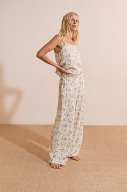 Pantalon de pyjama &agrave; motifs;${refinementColor}