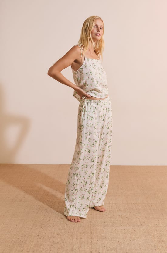 Pantalon de pyjama &agrave; motifs;${refinementColor}
