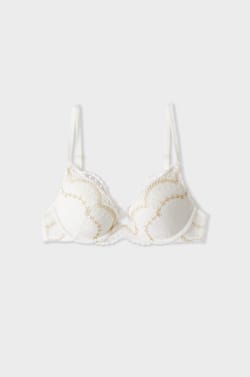 Bra N.2 - The Plunge Push-up Bra with Iridescent Embroidery Effect;${refinementColor}