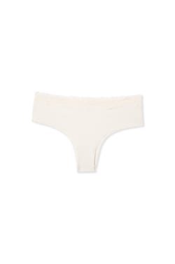 Braga brasile&ntilde;a de microfibra con detalles de encaje;${refinementColor}