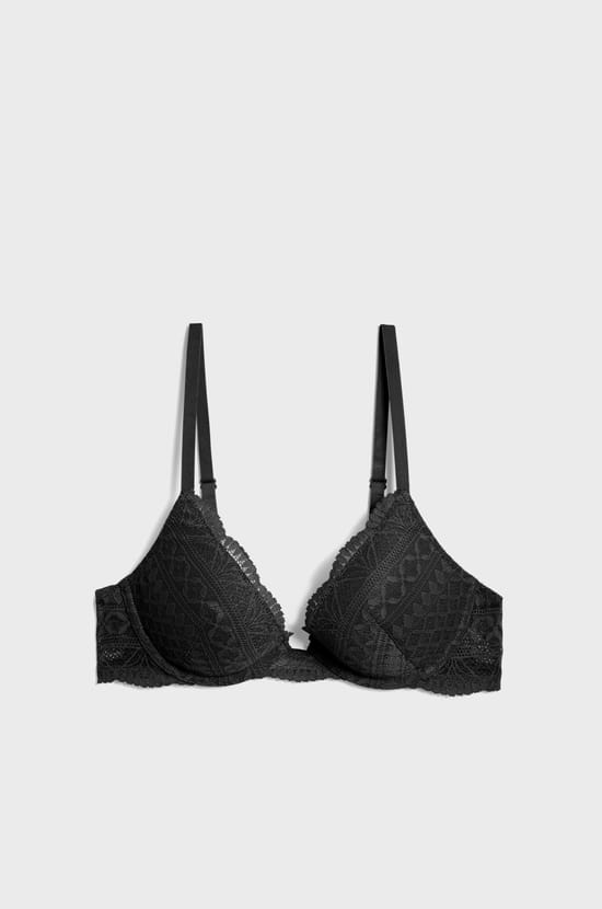 Bra No. 2 - Plunging Push-Up;${refinementColor}