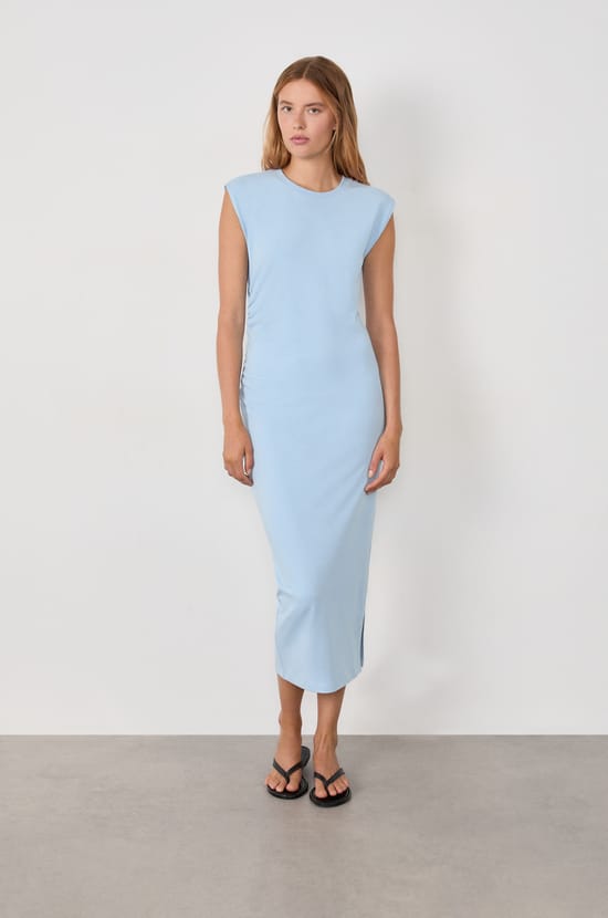 Long Cotton Dress;${refinementColor}