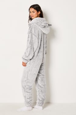 Combinaison polaire à capuche;${refinementColor}