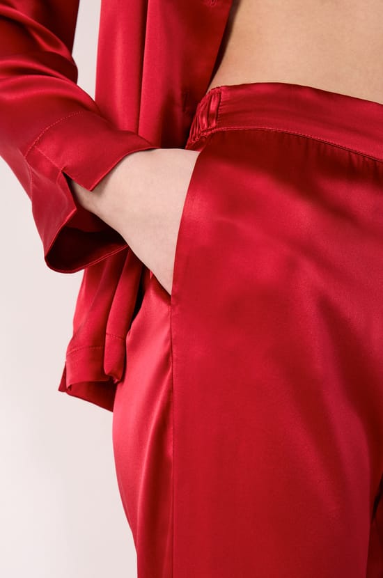 Silk Pyjama Trousers;${refinementColor}