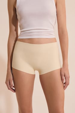 Seamless Cotton Boyshorts;${refinementColor}