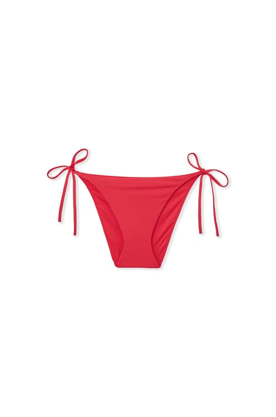 Bikini Bottom String Tie-Side Swimwear;${refinementColor}