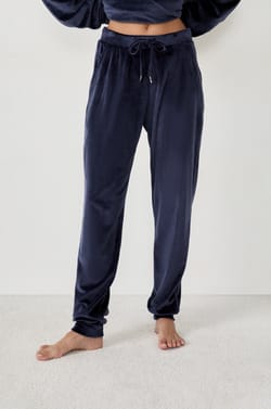 Pantalon de pyjama effet velours;${refinementColor}