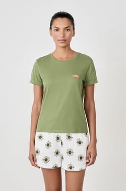 Cotton Pajama T-Shirt;${refinementColor}