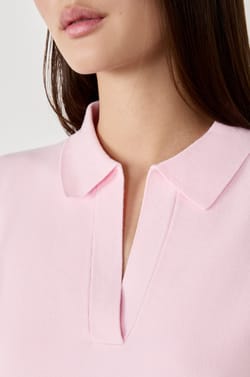 Pull sans manches col Polo;${refinementColor}