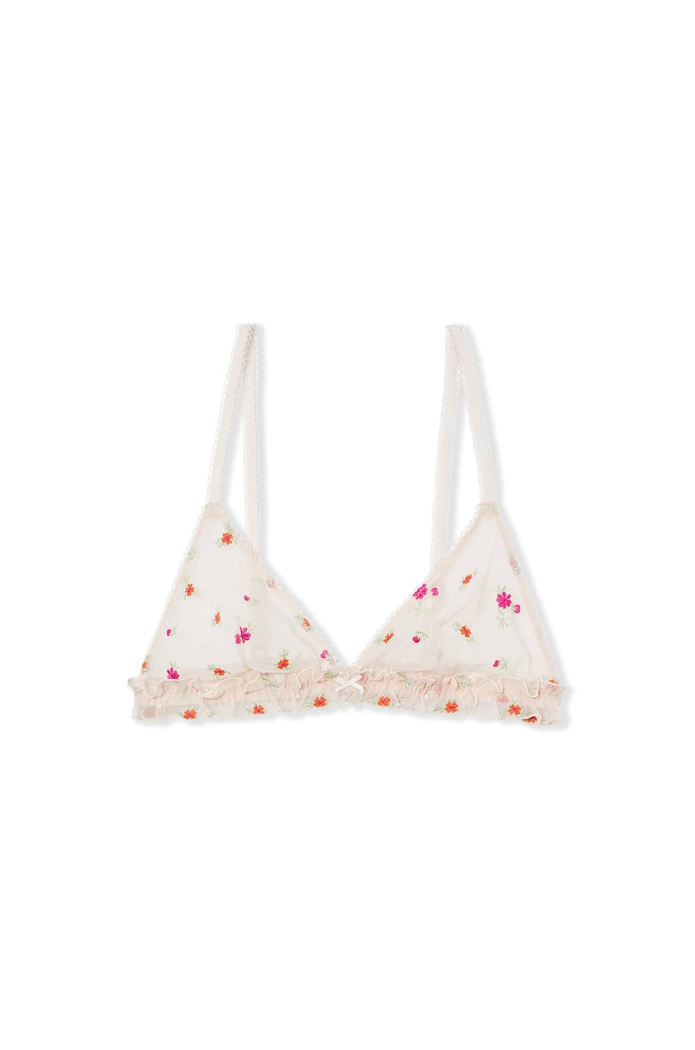 Triangle Bra with Embroidered Motifs;${refinementColor}