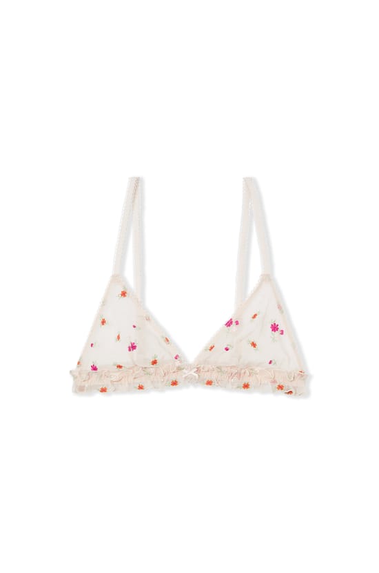 Triangle Bra with Embroidered Motifs;${refinementColor}