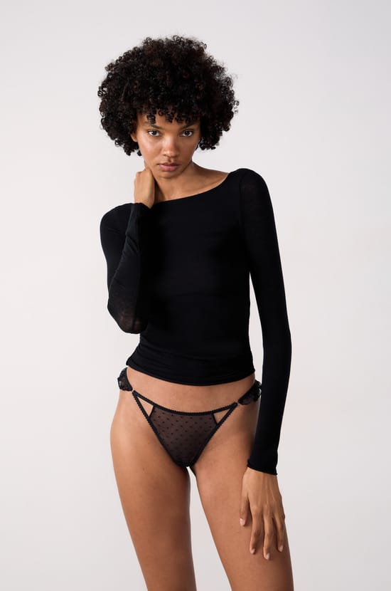 Tulle Thong;${refinementColor}