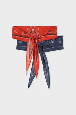 Lot de foulards en coton &agrave; motifs;${refinementColor}