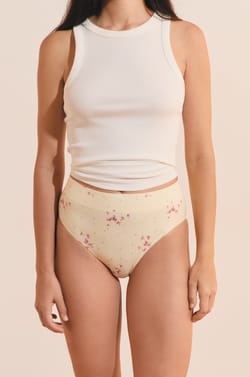 T-shirt court manches longues avec dentelle en coton;${refinementColor}