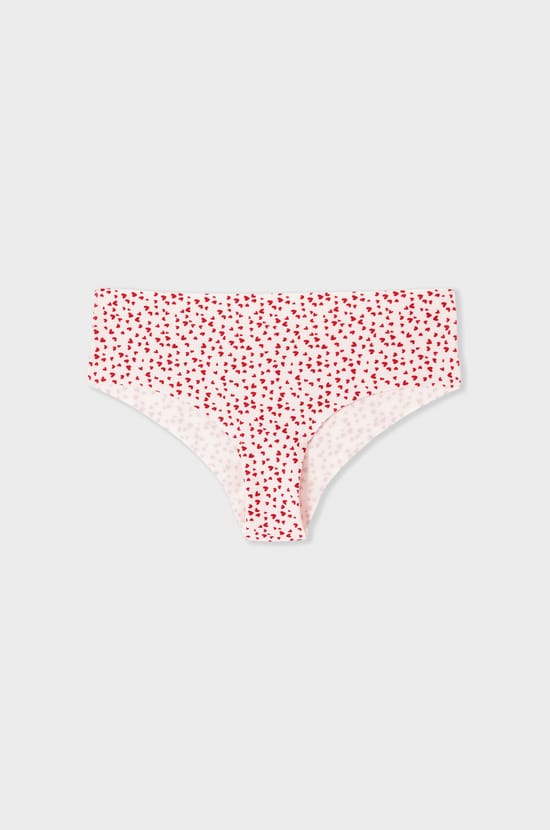 Seamless microfibre printed hipster;${refinementColor}