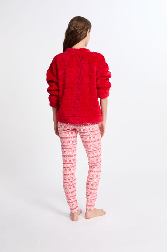 Pyjama 2 pièces à motifs;${refinementColor}
