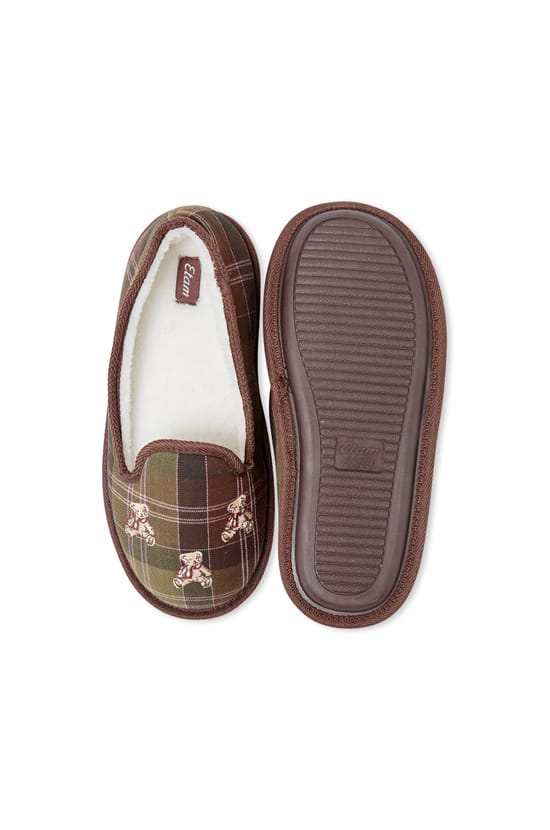 Chaussons mules &agrave; carreaux;${refinementColor}