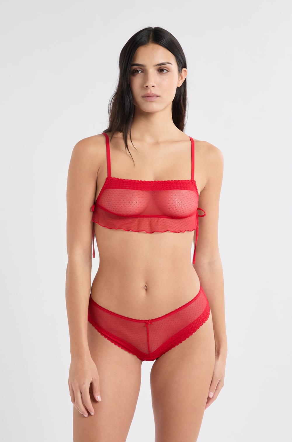 Shorty en dentelle;${refinementColor}