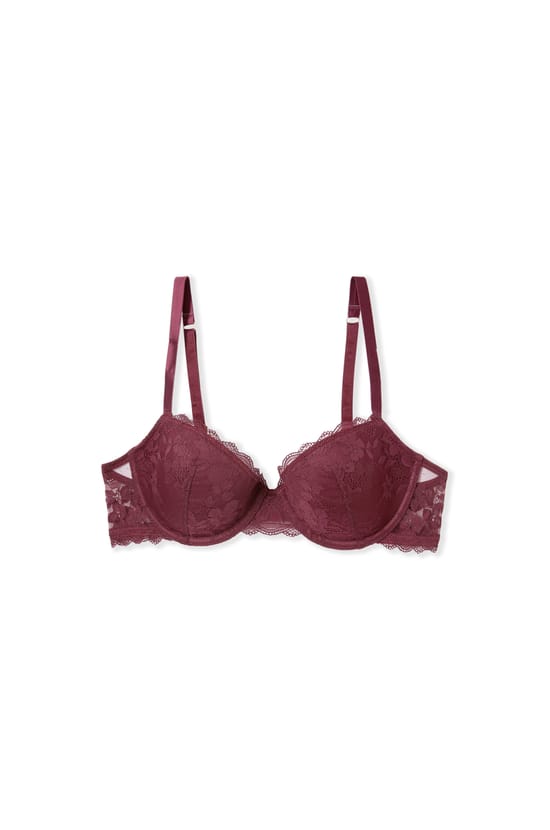 Soutien-gorge coques fines avec broderie;${refinementColor}
