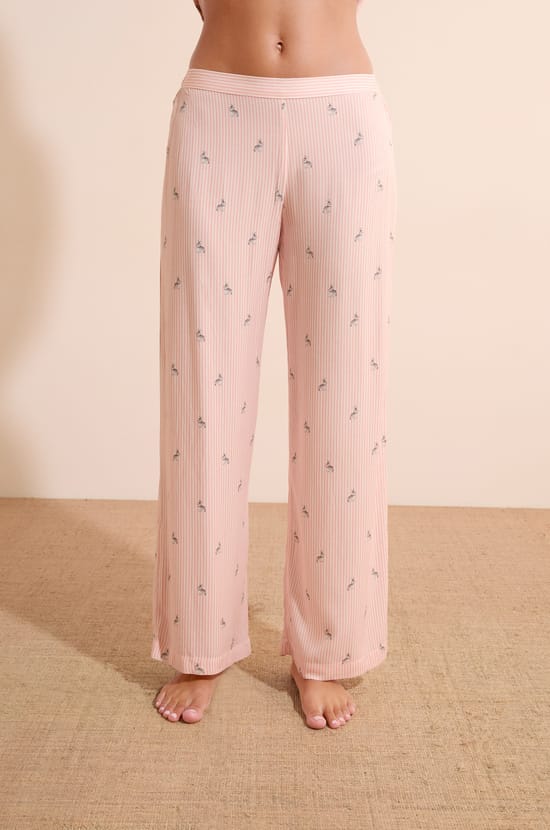 Pantalon de pyjama &agrave; motifs;${refinementColor}