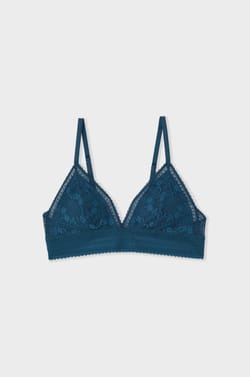 Bra N.8 - The Wireless Triangle in Lace;${refinementColor}