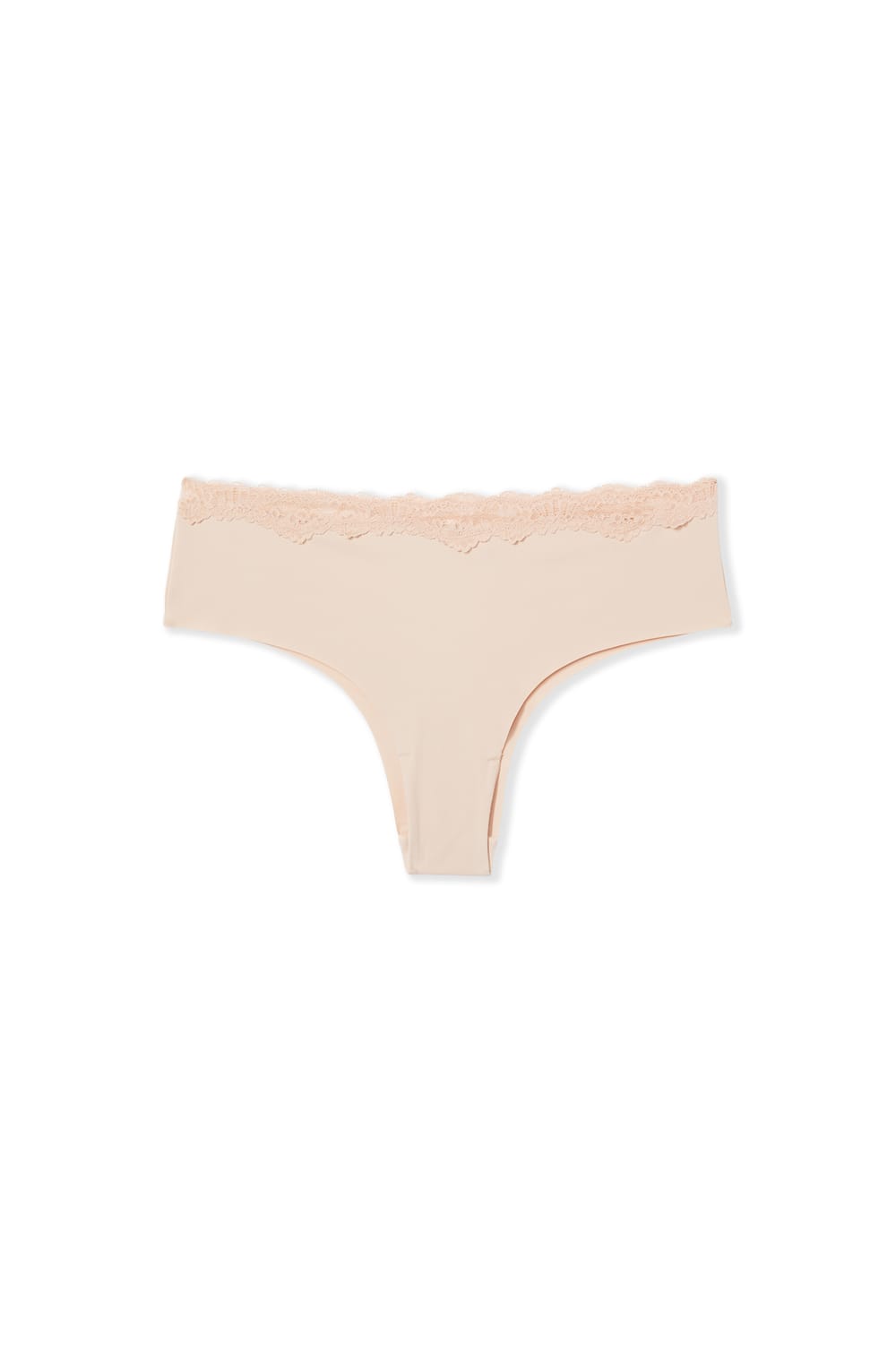 Braga brasile&ntilde;a de microfibra con detalles de encaje;${refinementColor}