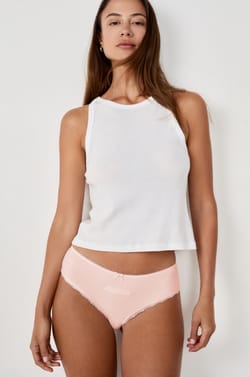 Shorty aus bestickter Baumwolle;${refinementColor}
