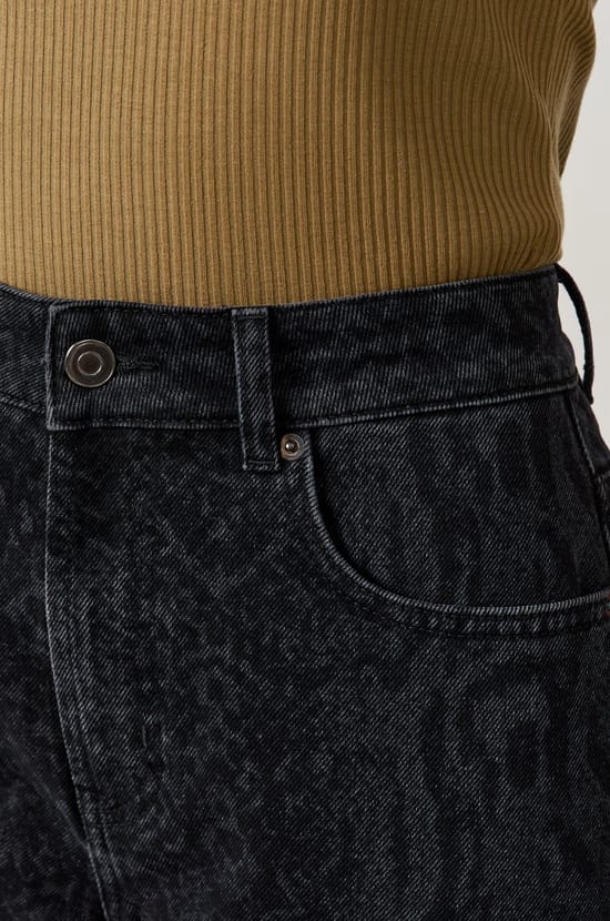 Wide-leg cotton jeans;${refinementColor}