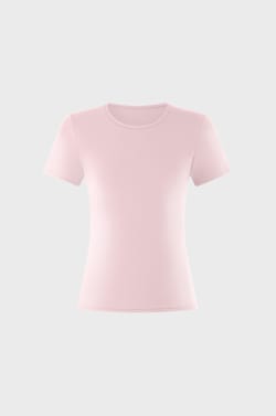Short-sleeved microfiber T-shirt;${refinementColor}