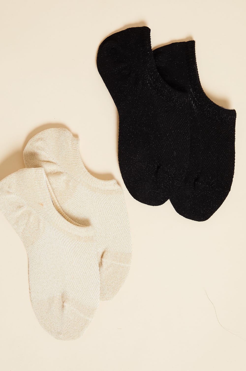 Lot de 2 paires de socquettes essentielles;${refinementColor}