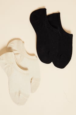 Lot de 2 paires de socquettes essentielles;${refinementColor}