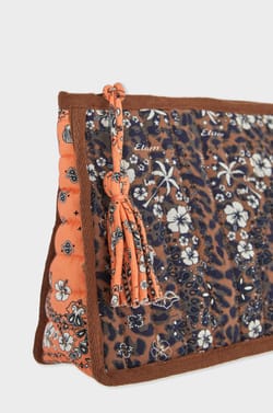 Pochette imprimée en coton;${refinementColor}